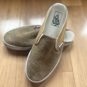 Tan Slip on Vans